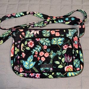 Vera Bradley RFID Little Hipster Crossbody Bag in Vines Floral.
